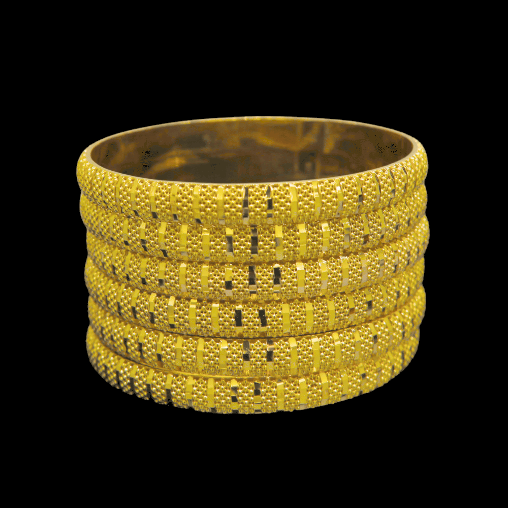 21K Gold Bangle Set